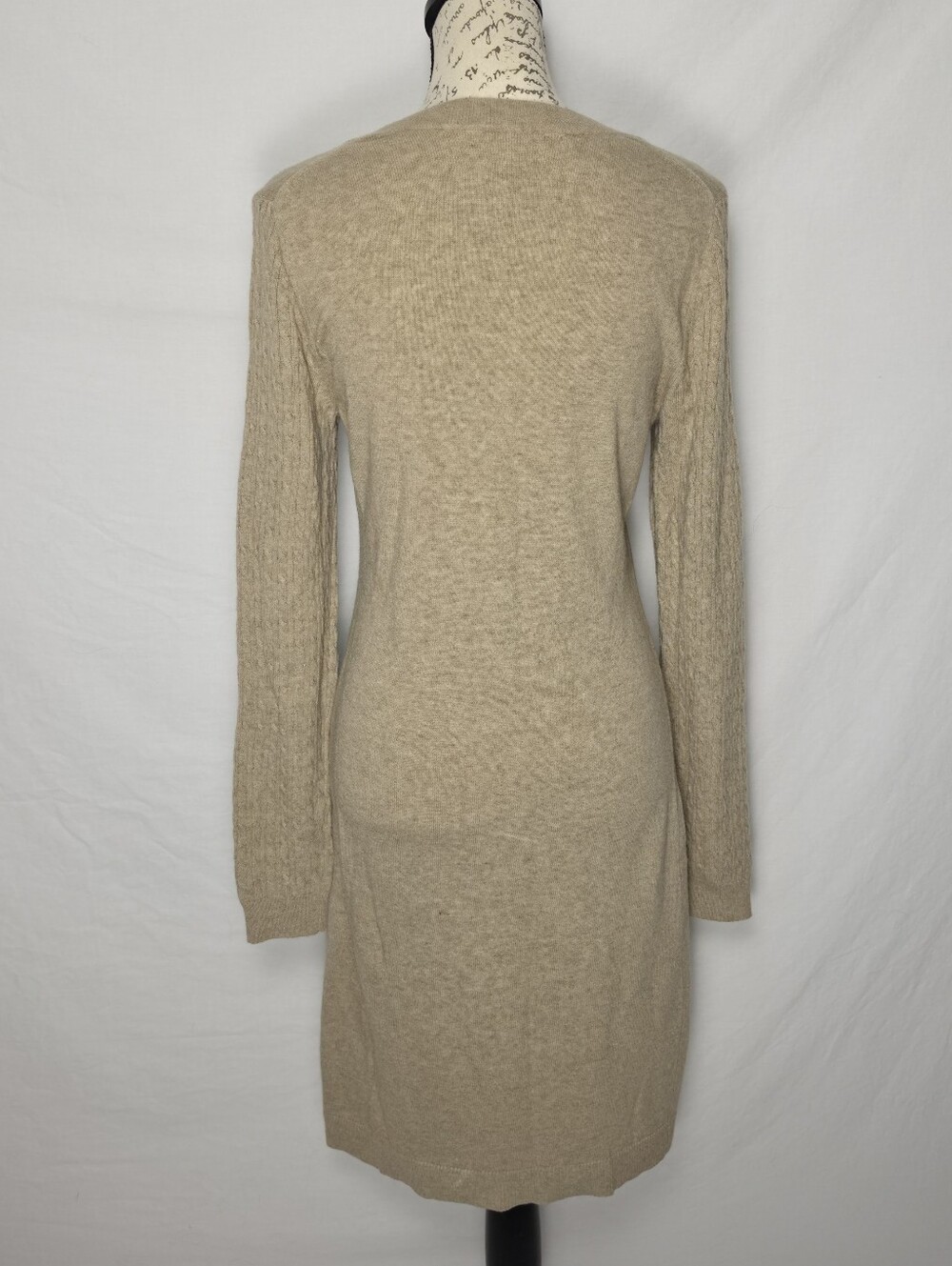 Banana Republic Heritage Italian Yarn Wool Cashmere Knit Sweater Dress Medium - Picture 3 of 5
